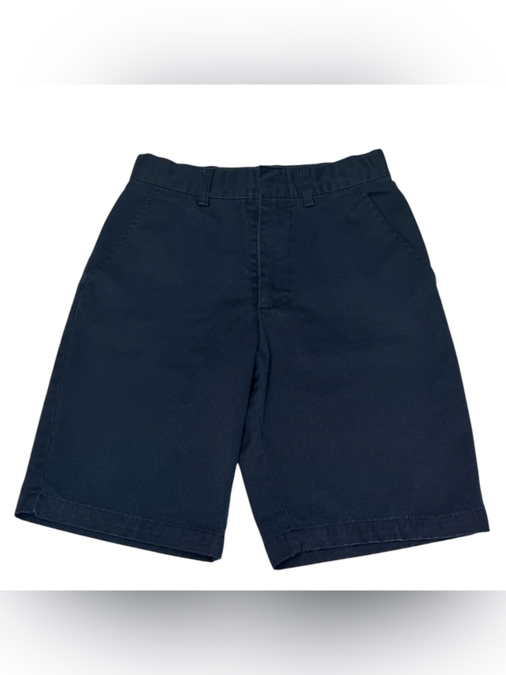 Michael F. Uniform Boys Navy Blue School Uniform Shorts Size 8 Adjustable Waist